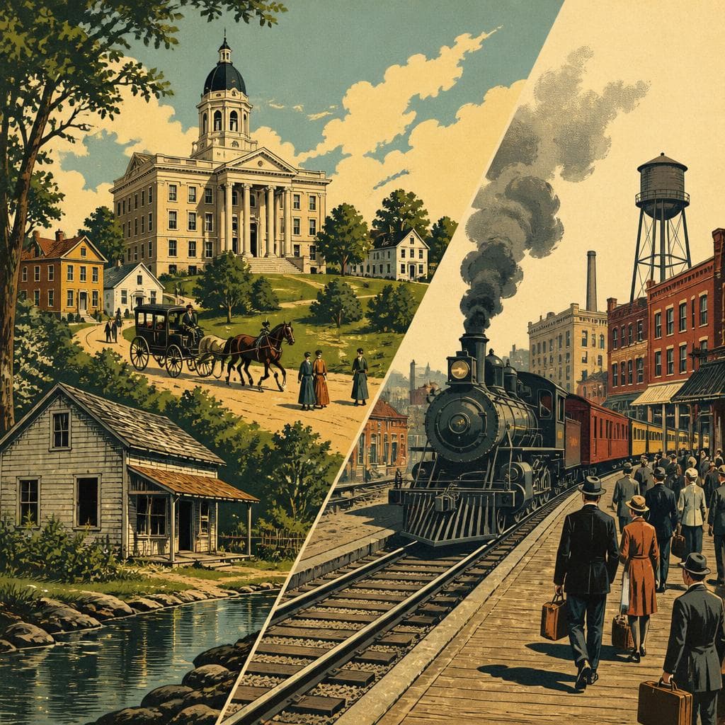 Cover art for When the County Seat Left Holmesville Behind