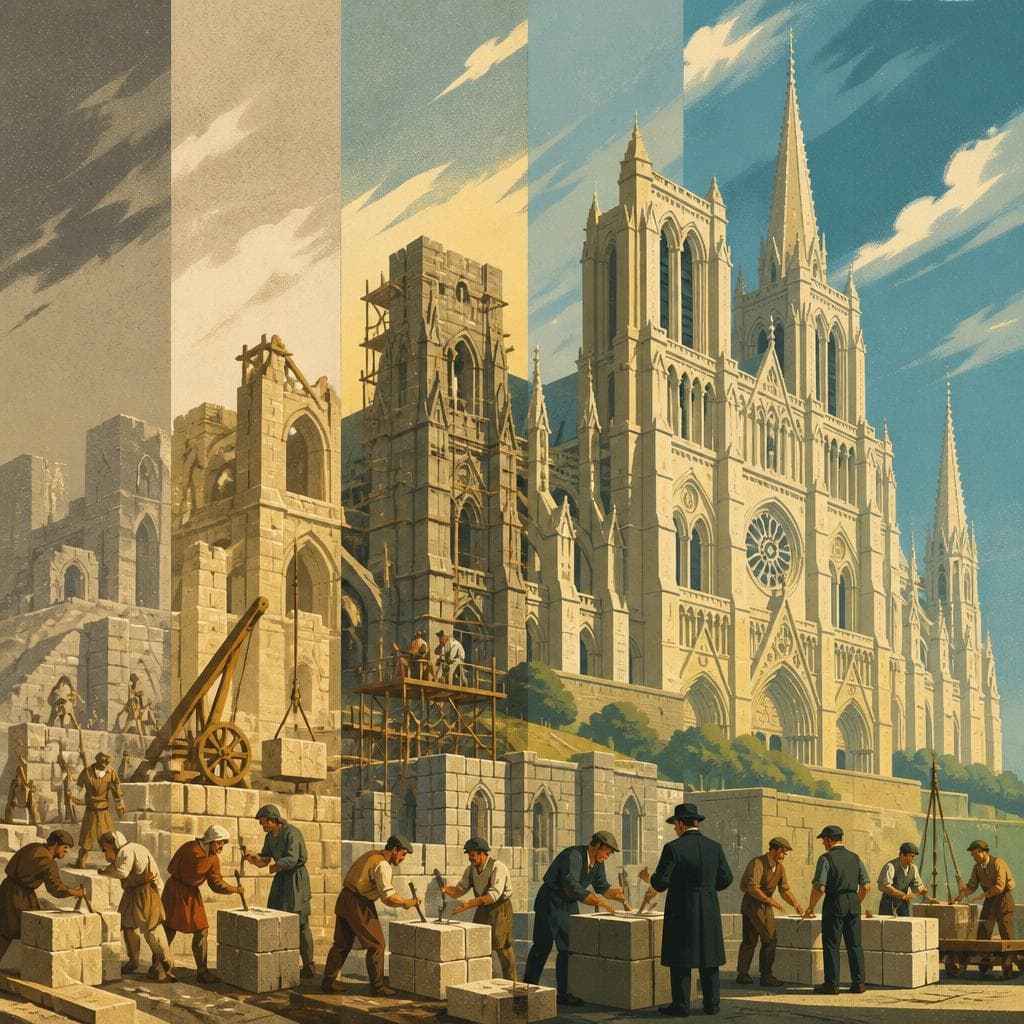 Cover art for Built in Patience, Lifted in Stone