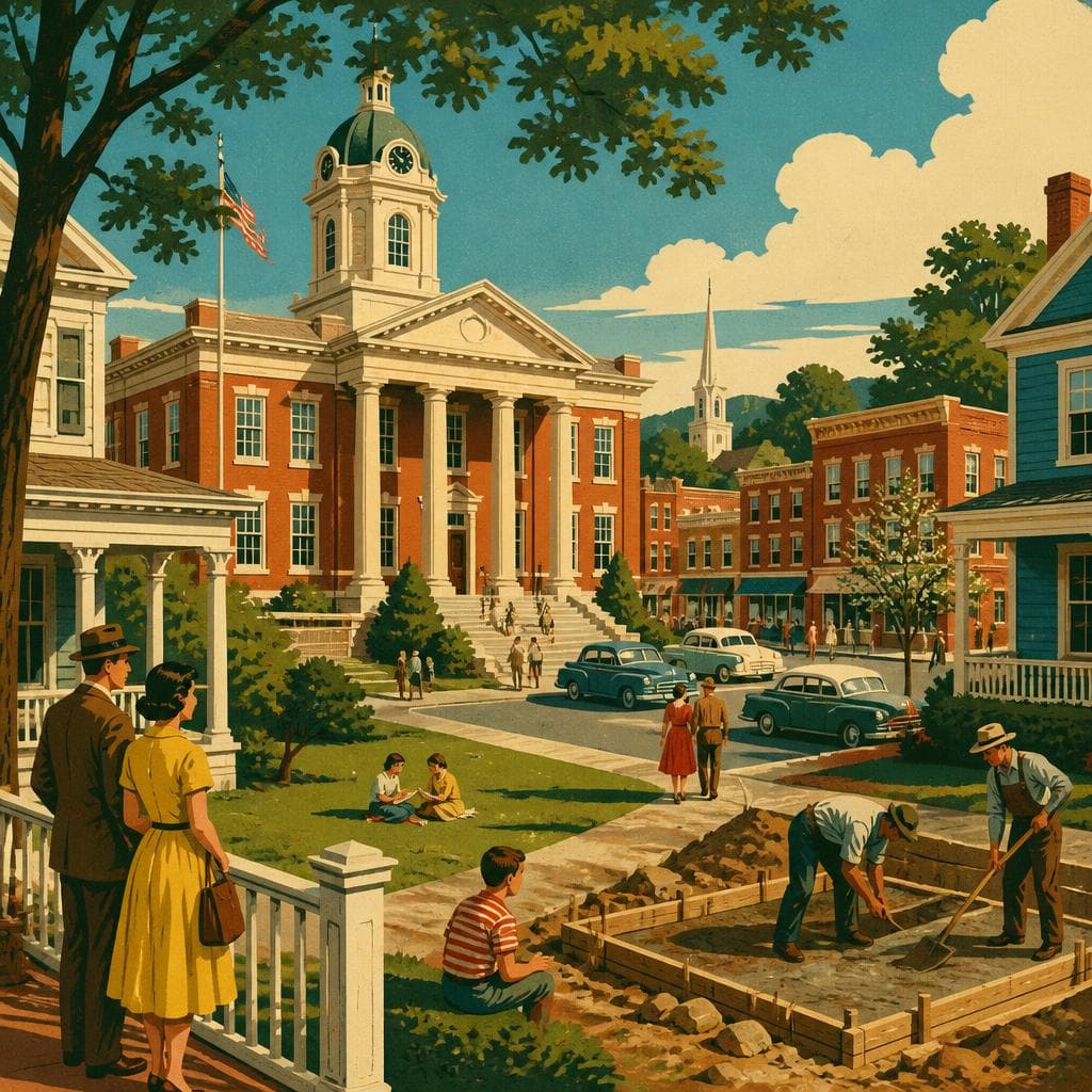 Cover art for Where the Courthouse Taught a Town to Grow
