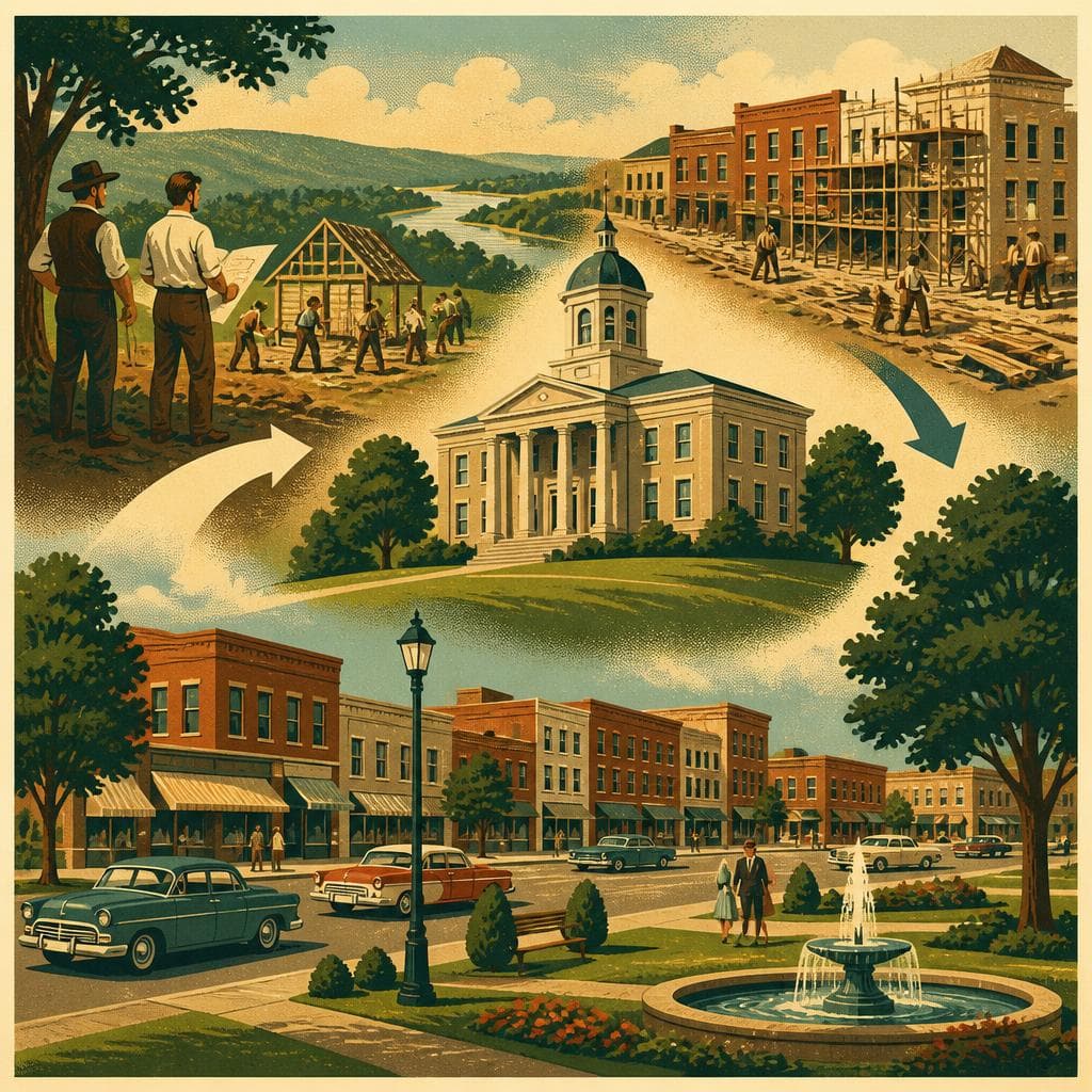 Cover art for When a County Seat Became a Town