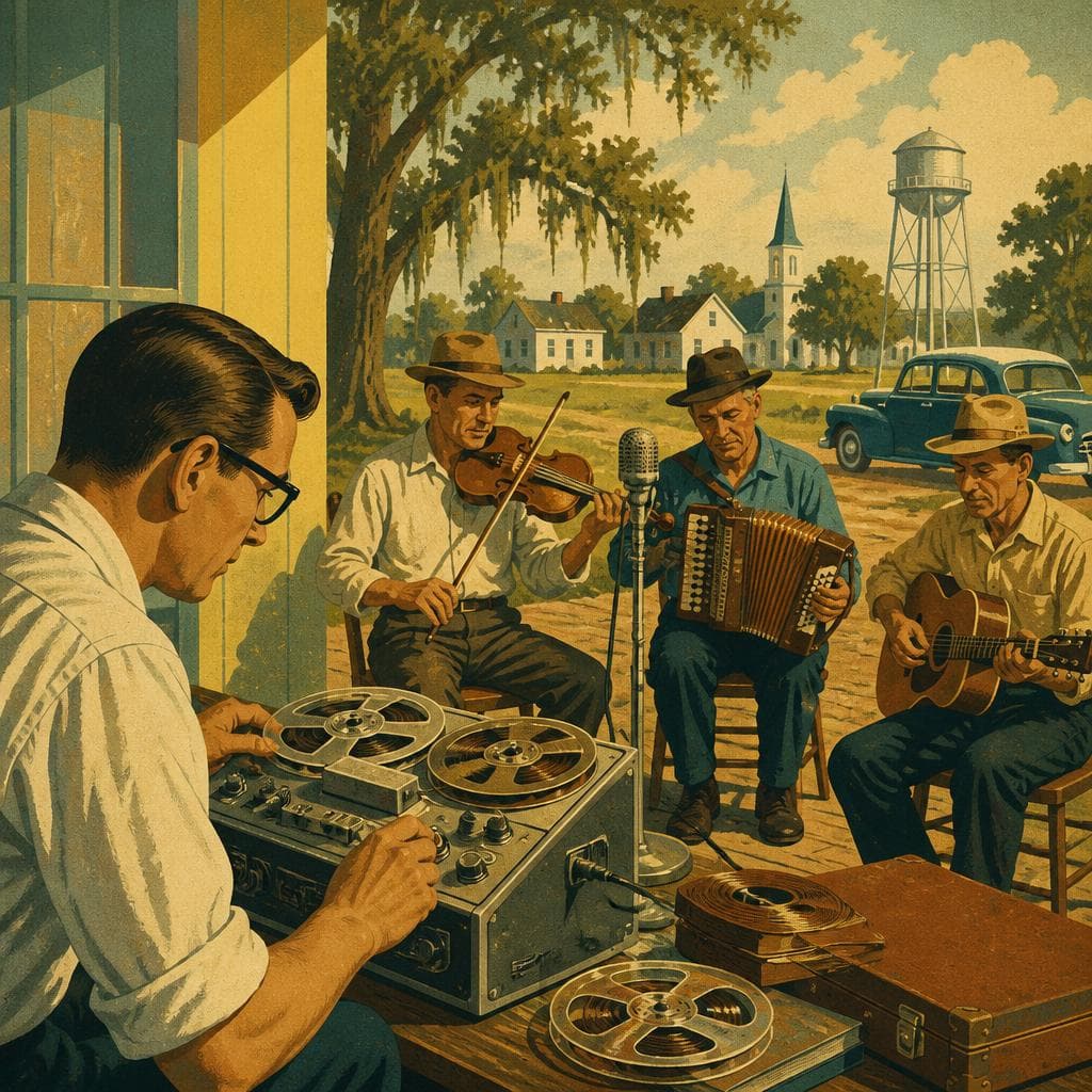 Cover art for The Man Who Caught Cajun Music on Tape
