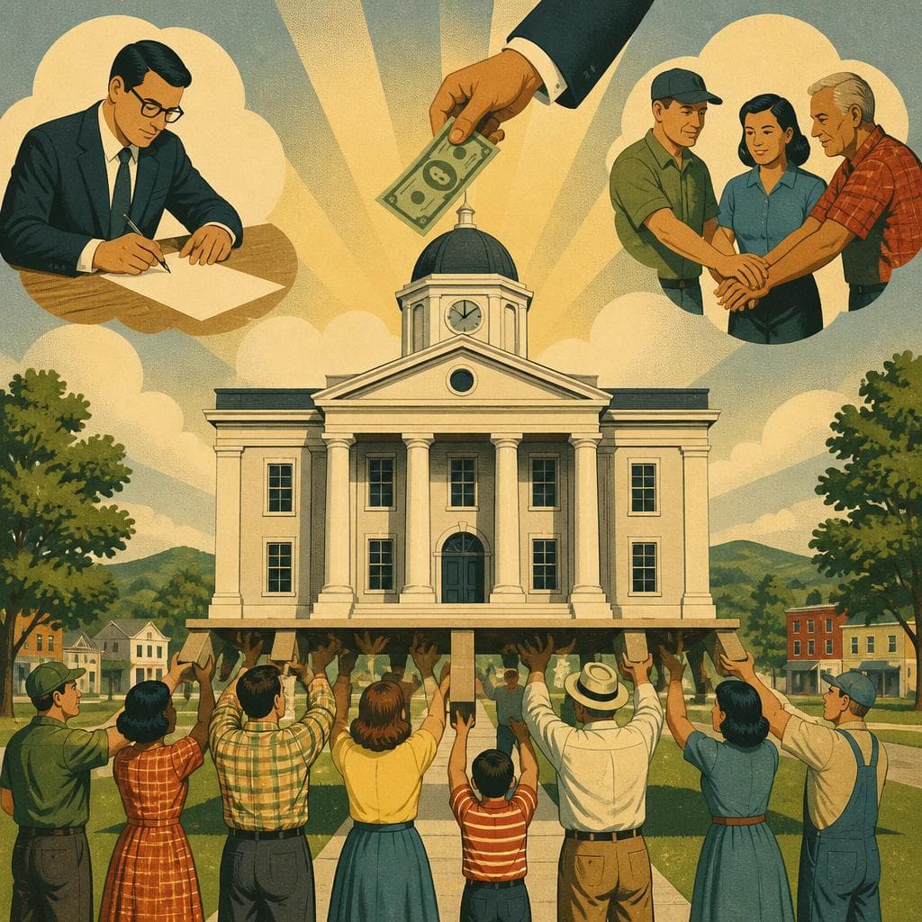 Cover art for How Groveton Kept Its Courthouse Alive