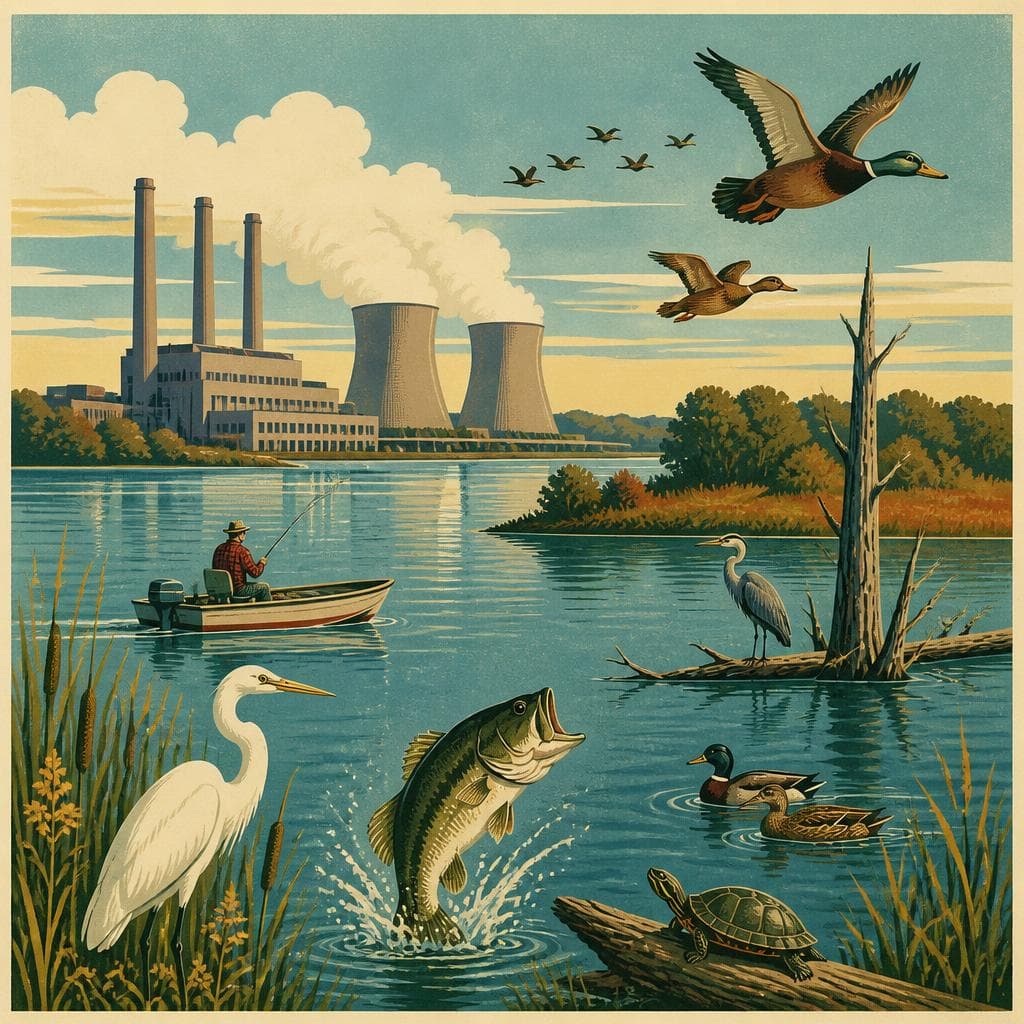Cover art for Where a Cooling Lake Learned to Fly
