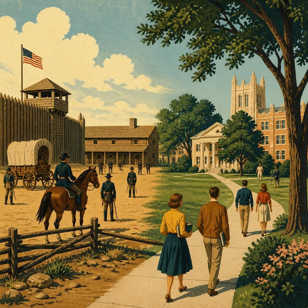 Cover art for From Army Post to Campus Ground