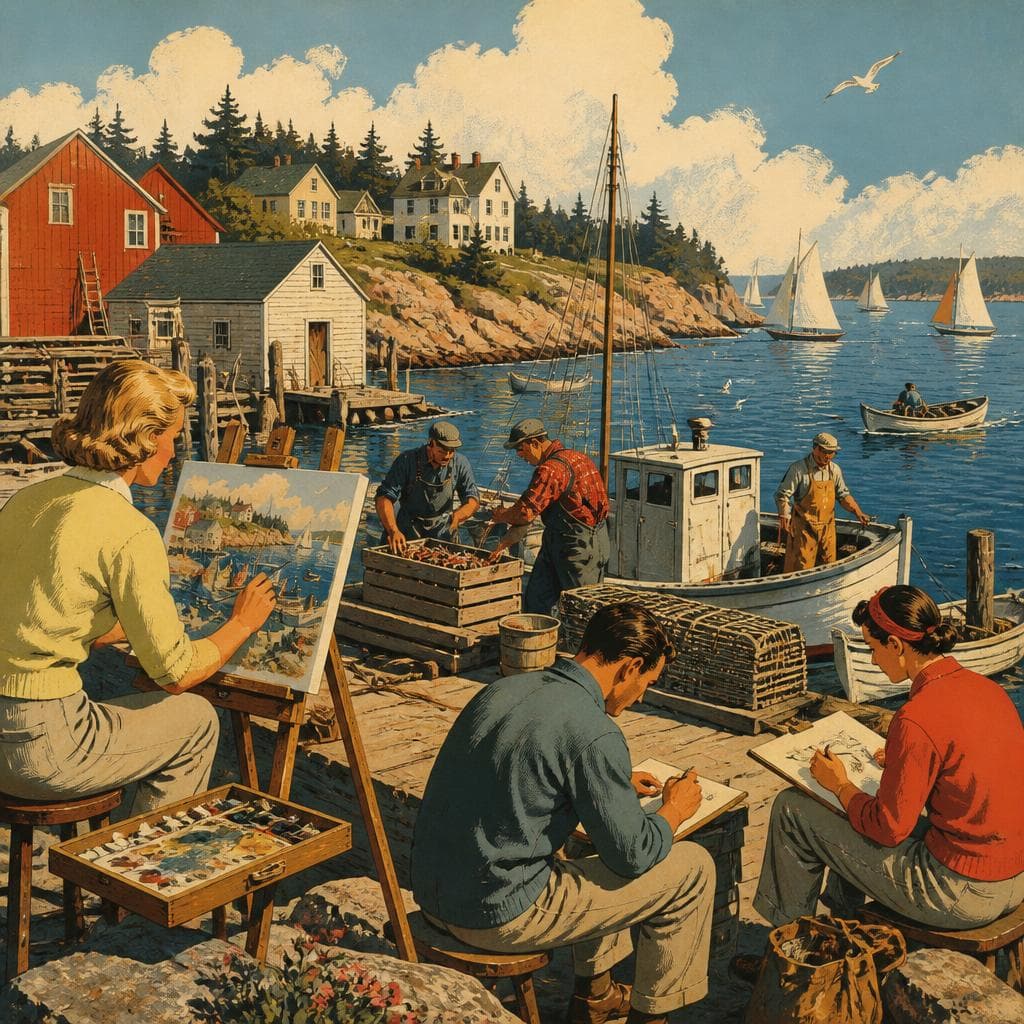 Cover art for Where Painters Met the Working Harbor