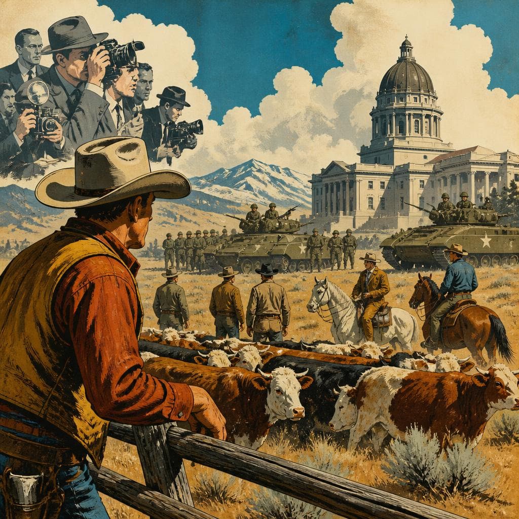 Cover art for When the Range War Turned Into an Invasion