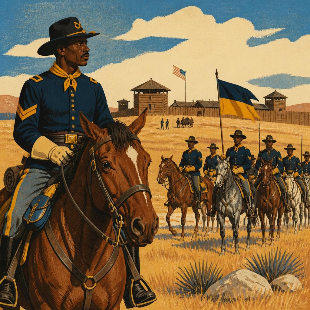 Cover art for Buffalo Soldiers at Fort Hays