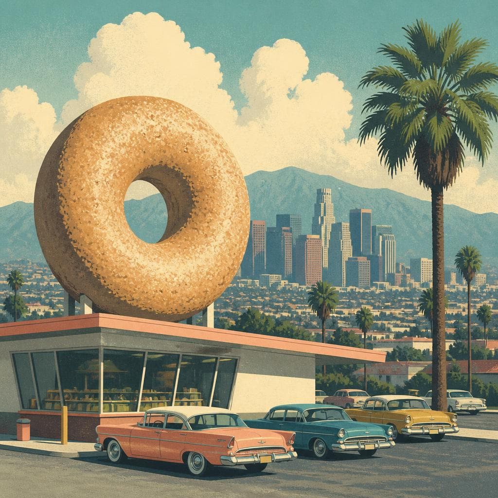 Cover art for The Donut That Helped Frame Los Angeles