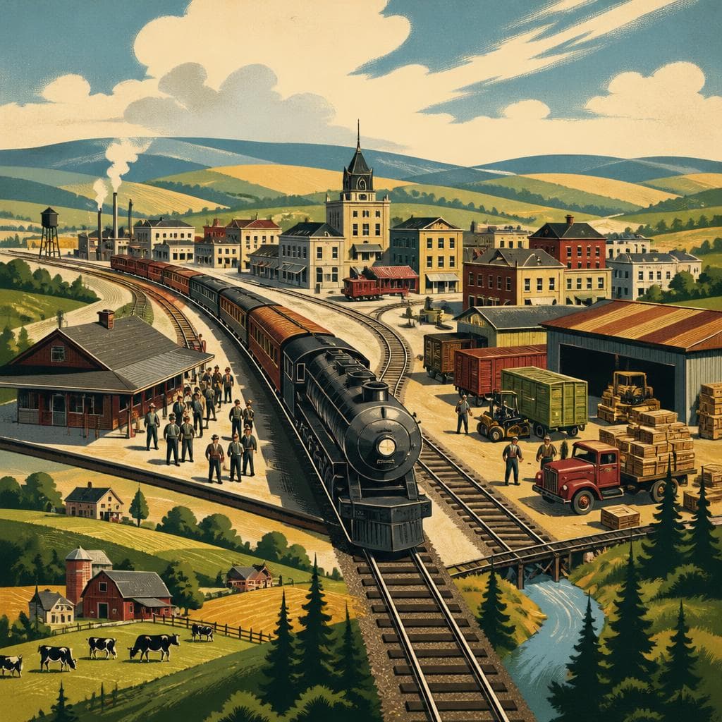 Cover art for When the Railroad Recentered Taylor County