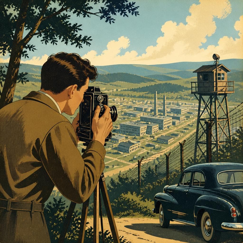 Cover art for The Young Photographer Who Framed Secret Oak Ridge