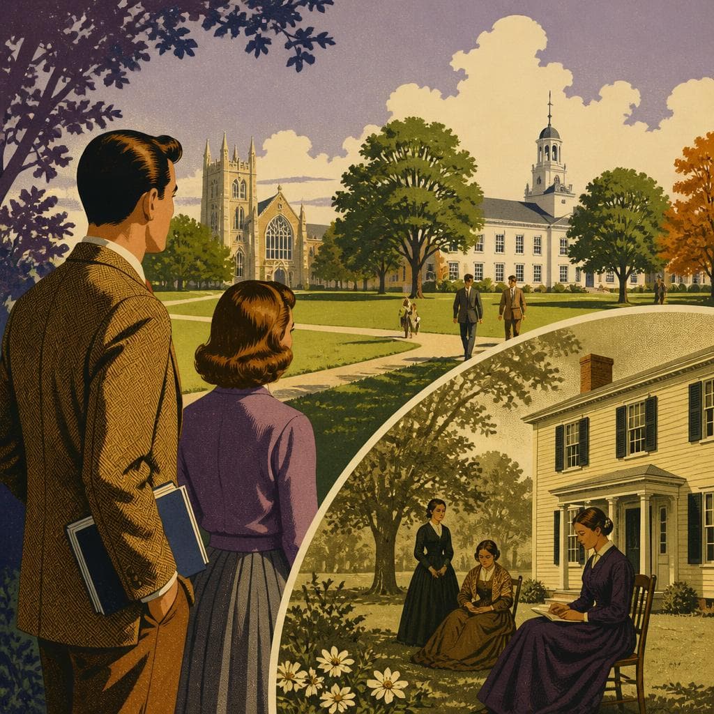 Cover art for Where Amherst College Met the Dickinson Family
