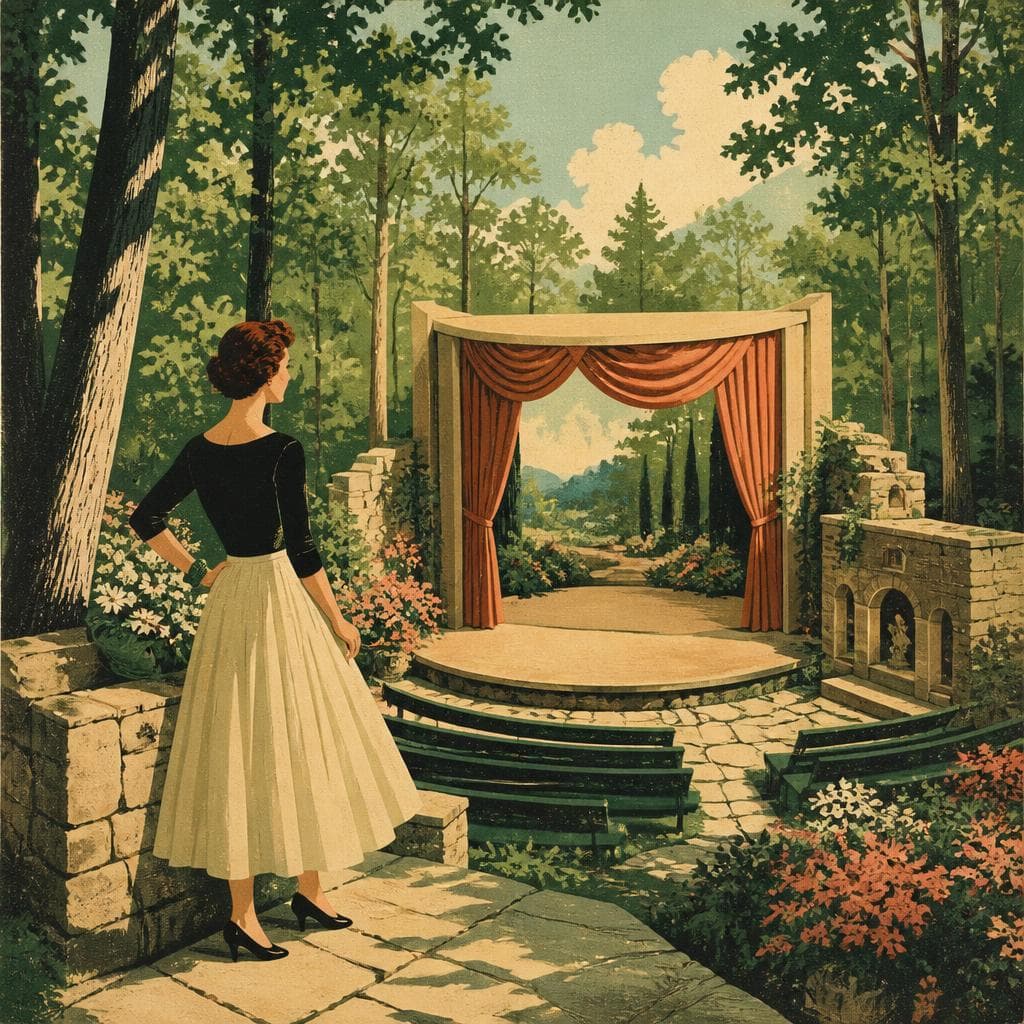 Cover art for When an Actress Built a Stage in the Woods