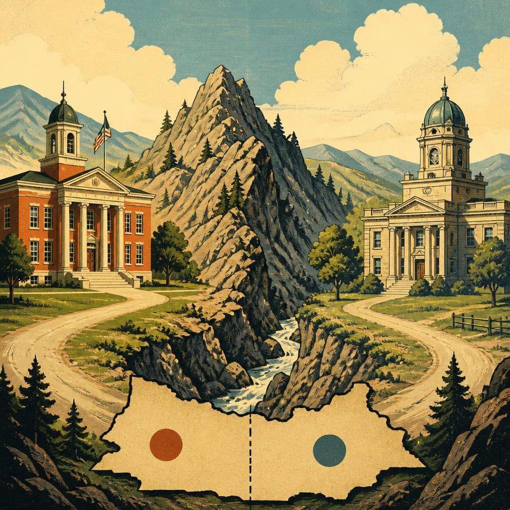 Cover art for One County, Two Seats, and a Mountain in the Way