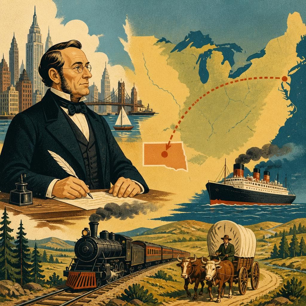 Cover art for How a New York Chancellor Reached Dakota by Name