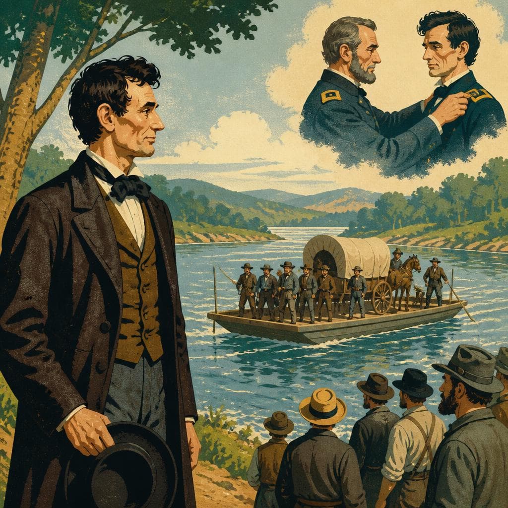 Cover art for Where Lincoln First Wore a Soldier’s Rank