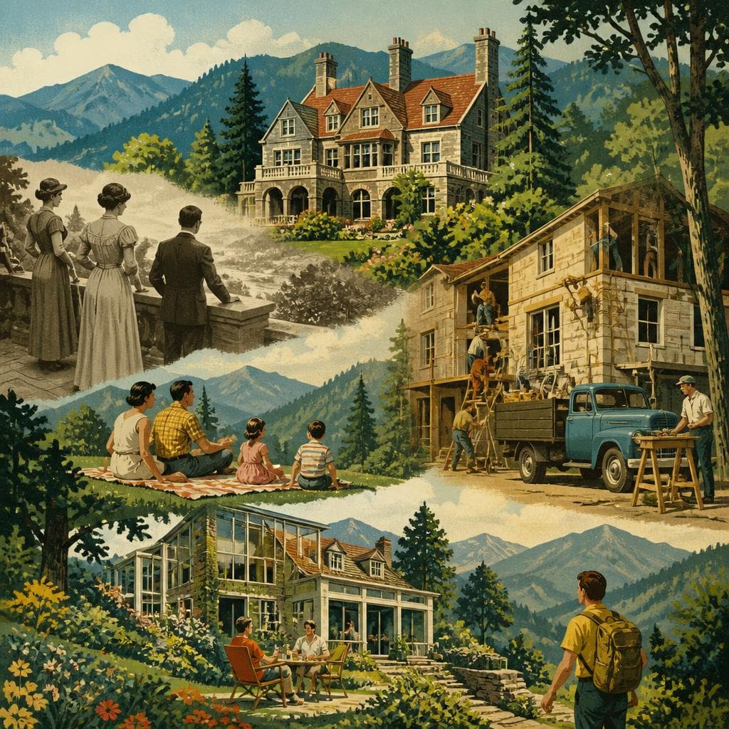 Cover art for A Mountain Mansion Learns New Lives