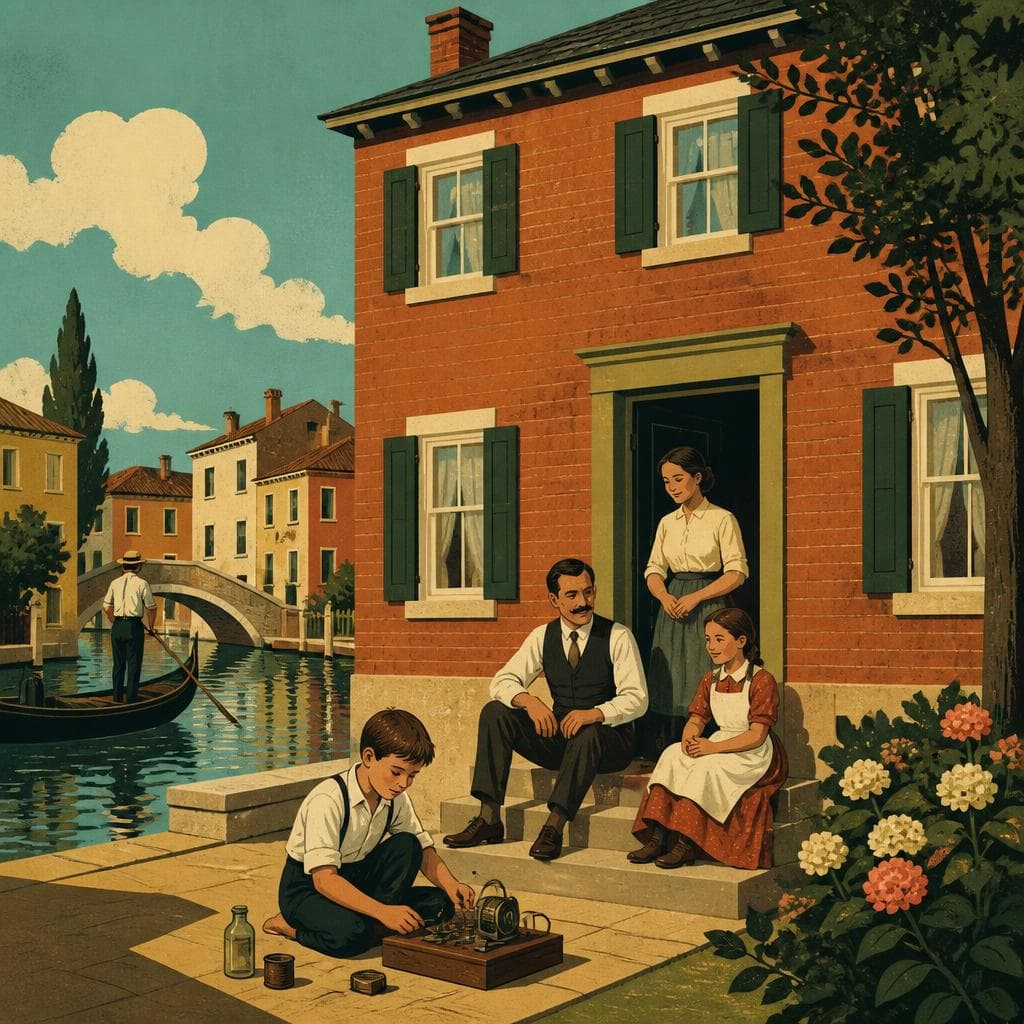 Cover art for Before the Wizard, a Brick House in Milan
