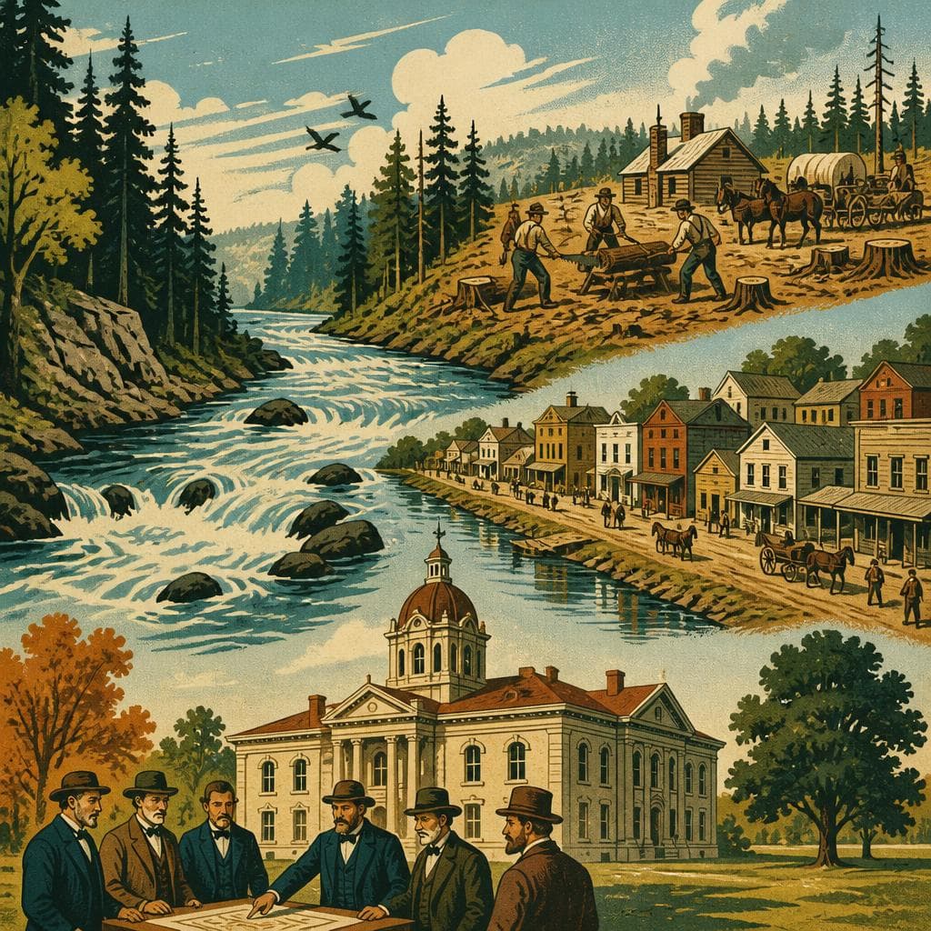 Cover art for When the River Demanded a County