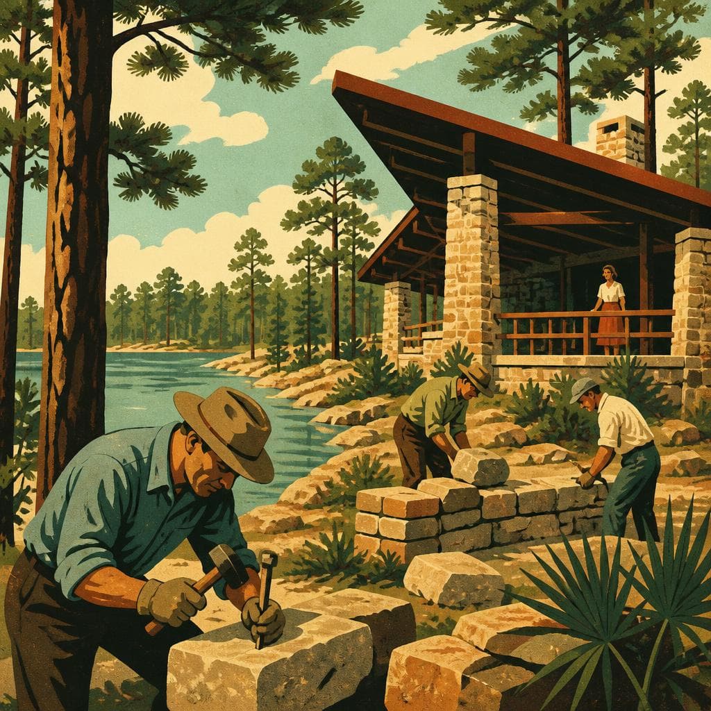 Cover art for Built to Last in the Piney Woods