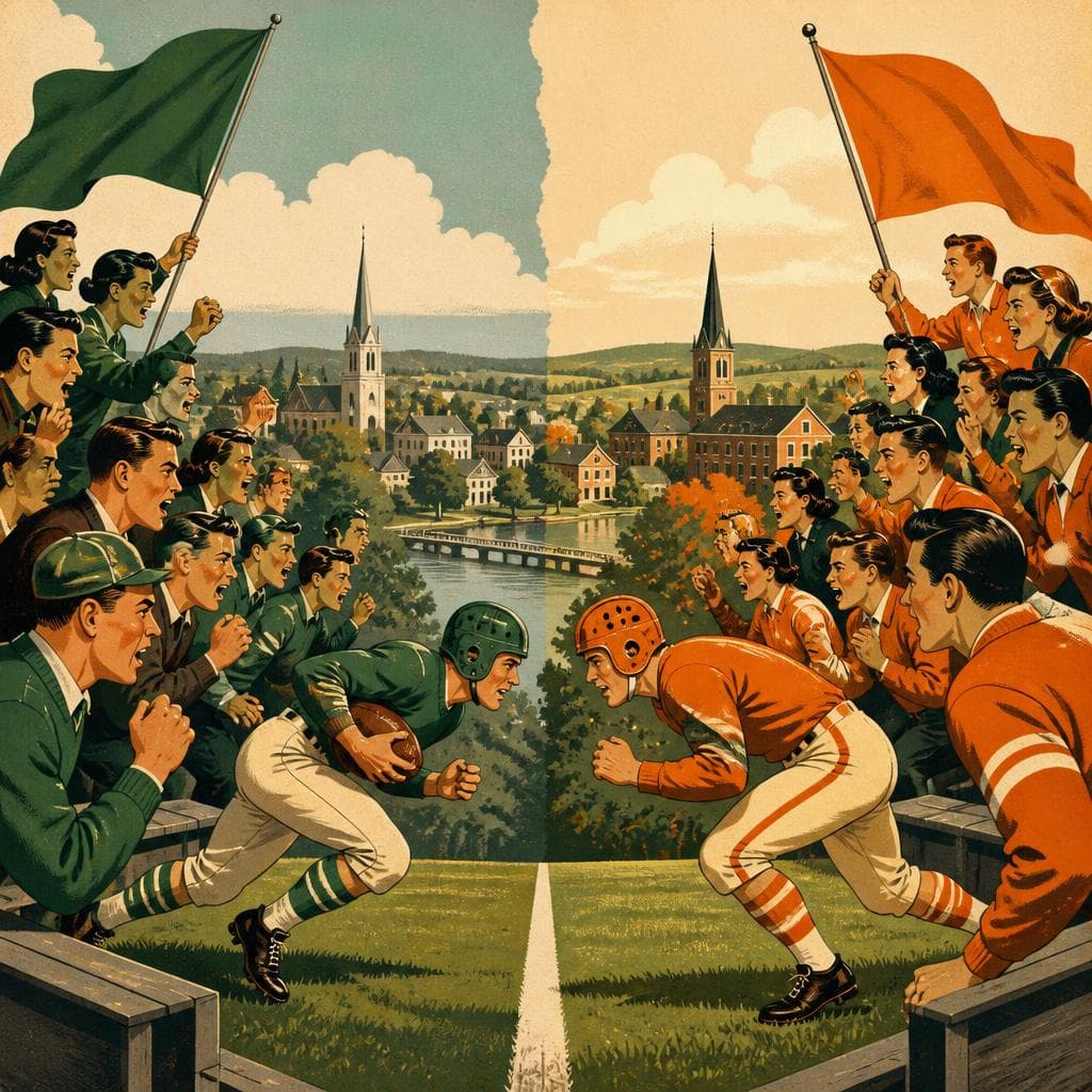 Cover art for When One County Cheered Against Itself