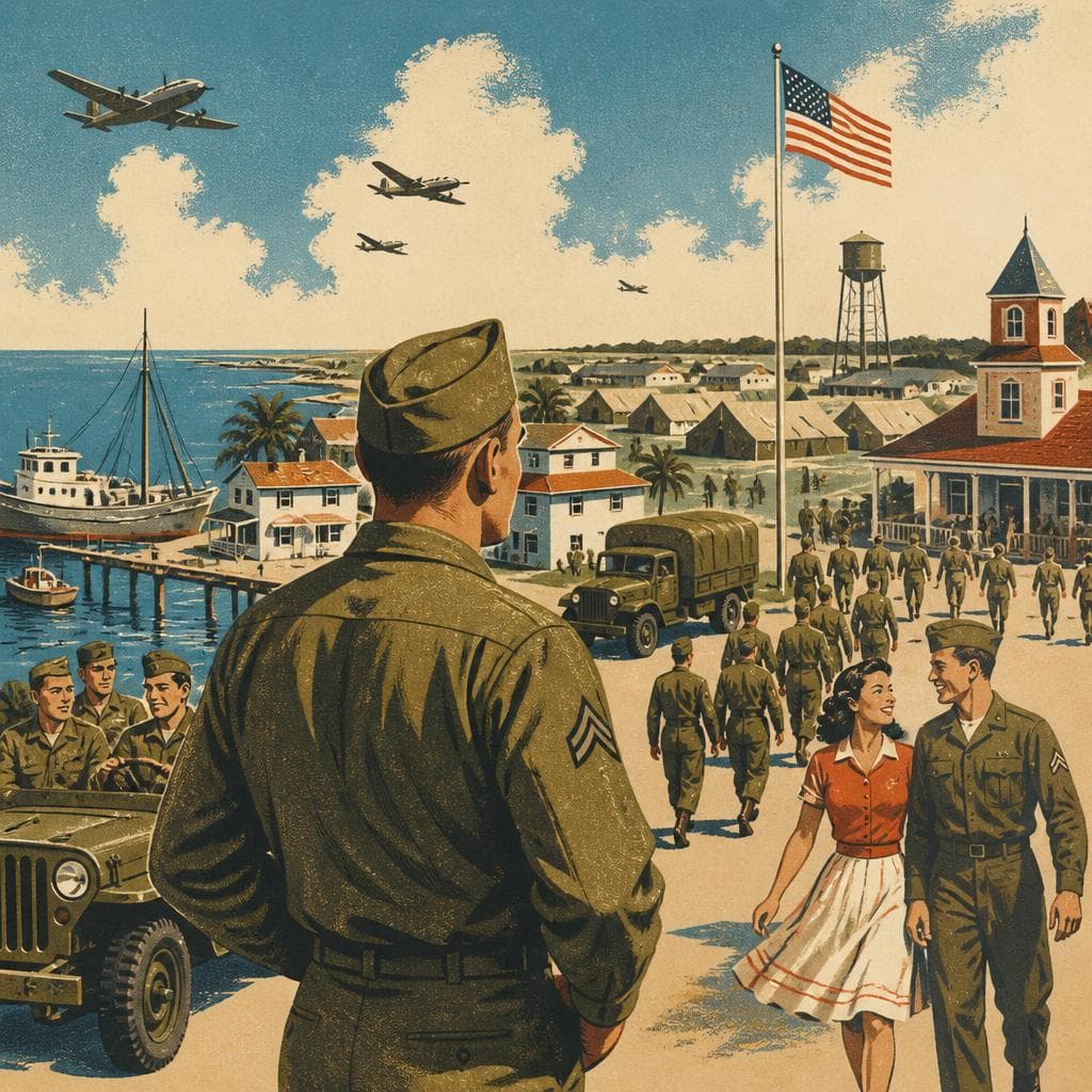 Cover art for When the Bay Town Became a War Camp