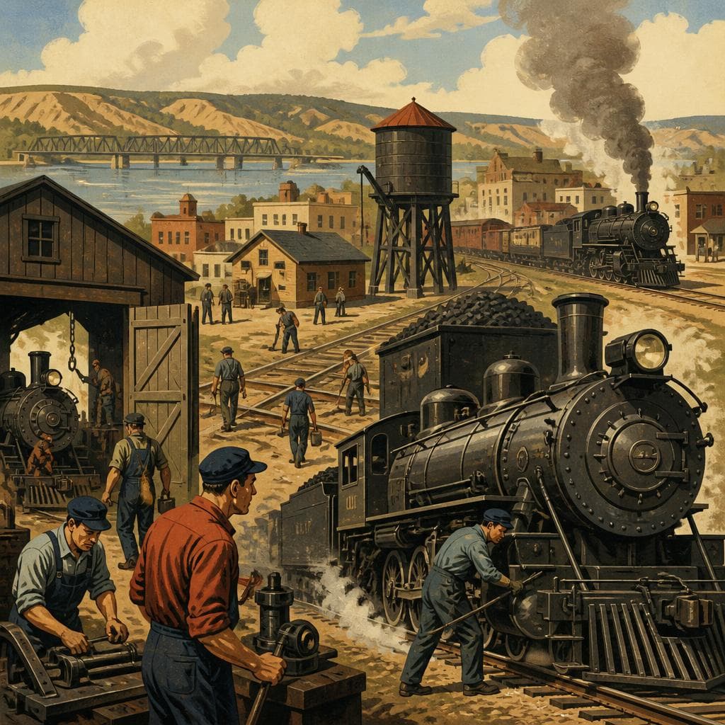 Cover art for Where the Railroad Went to Work
