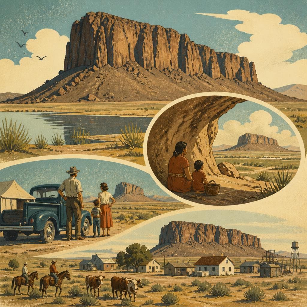 Cover art for How Fort Rock Shaped a Desert Community