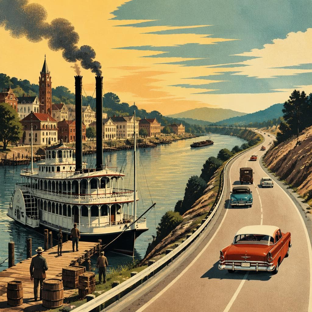 Cover art for When the River Was the Road to LaGrange