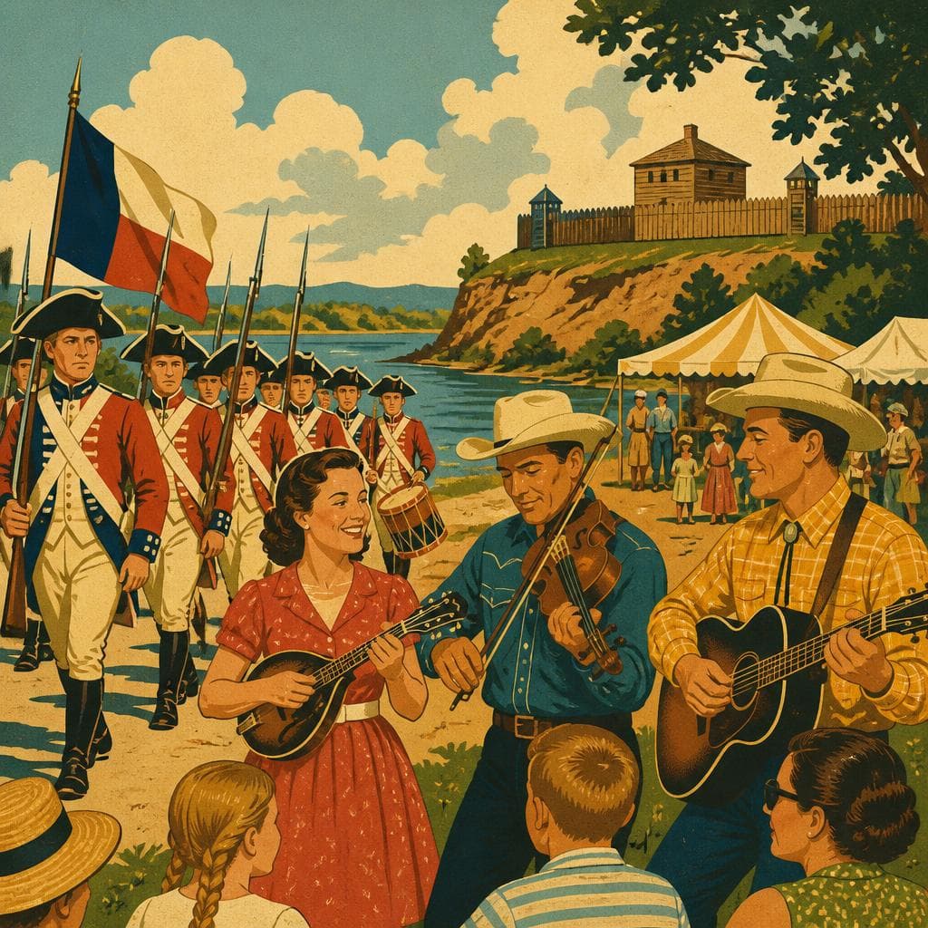 Cover art for Where History Marches Beside the Music
