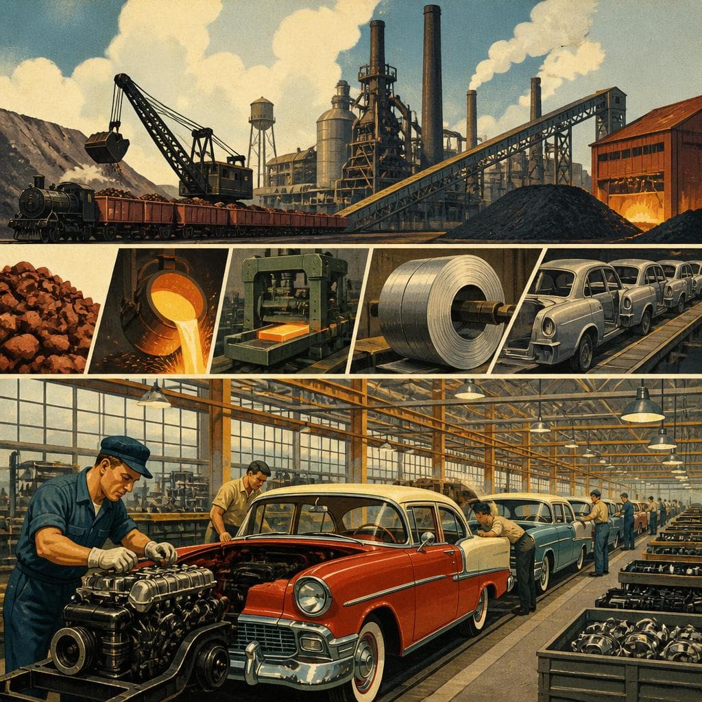 Cover art for Where Ore Became Automobiles