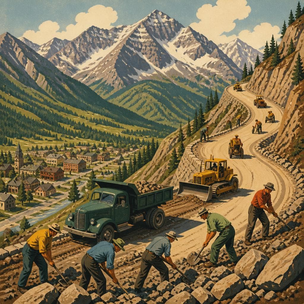 Cover art for The Road Red Lodge Willed Up the Mountain
