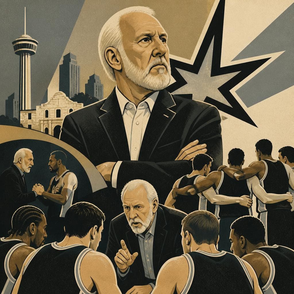 Cover art for How Popovich Built the Spurs Era