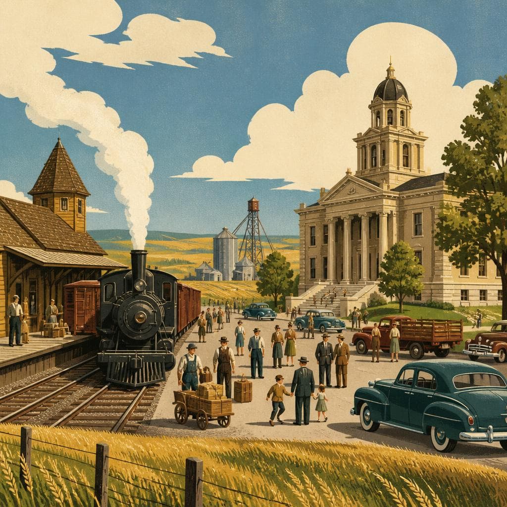 Cover art for Where the Depot Met the Courthouse