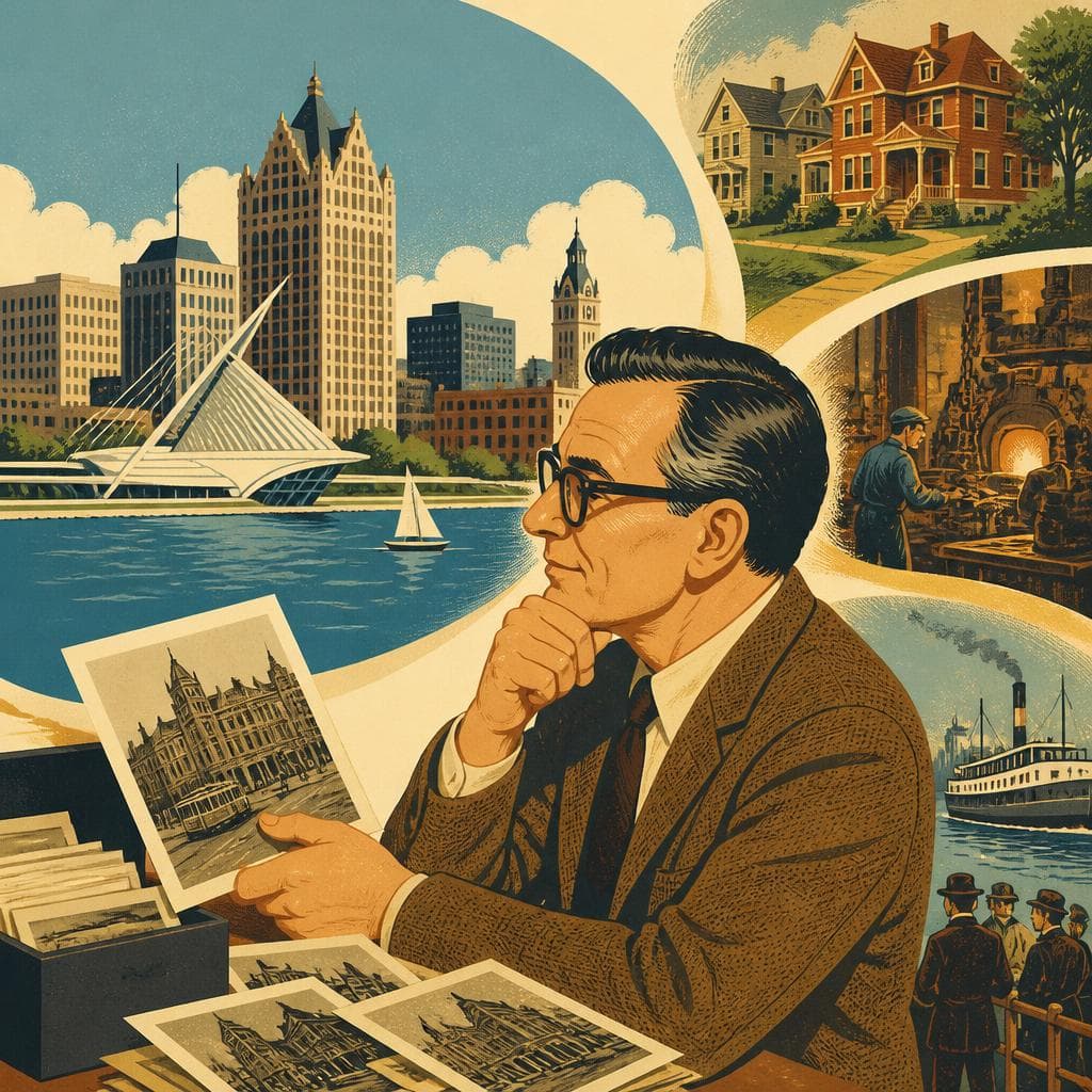 Cover art for The Man Who Gave Milwaukee Its Memory