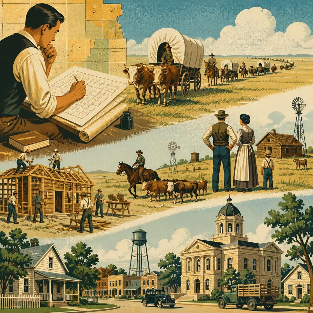 Cover art for A County on Paper, Then at Last on the Plains