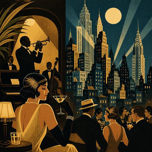 Cover art for the The Roaring 20s: Jazz, Gin & Skyscrapers collection