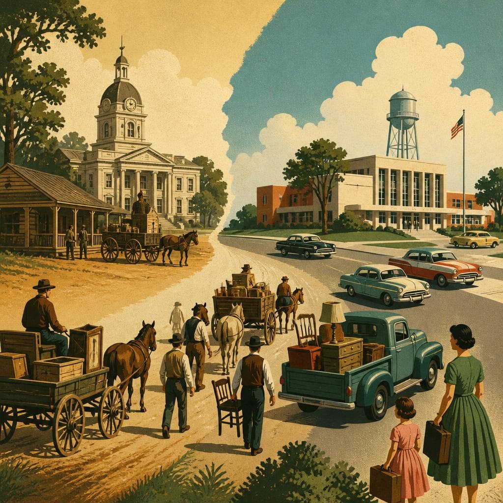 Cover art for When the County Seat Packed Up