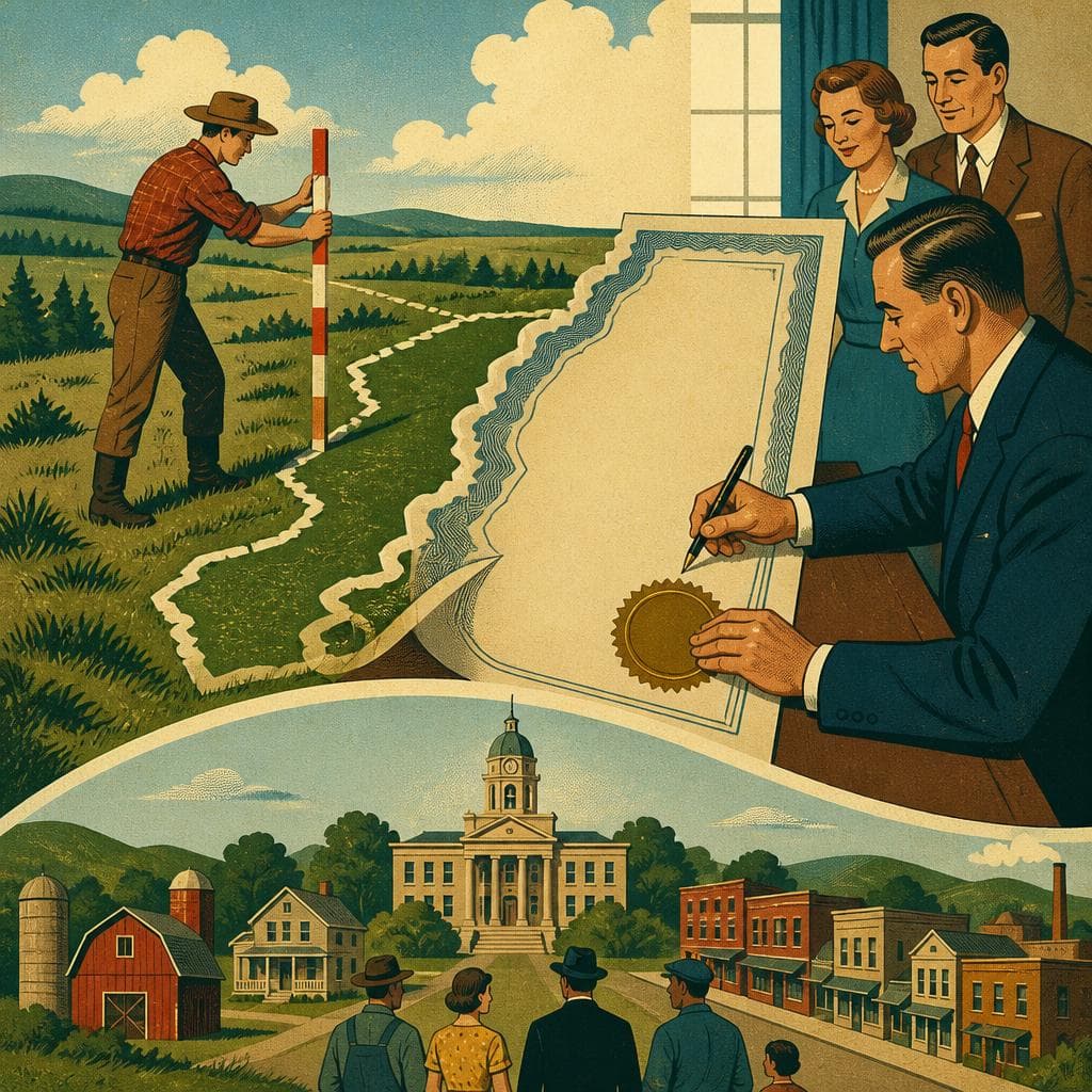 Cover art for The County Line Becomes a Birth Certificate