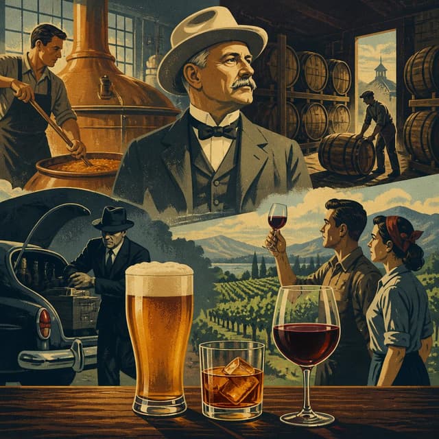 Cover art for the Beer & Bourbon: America Distilled collection