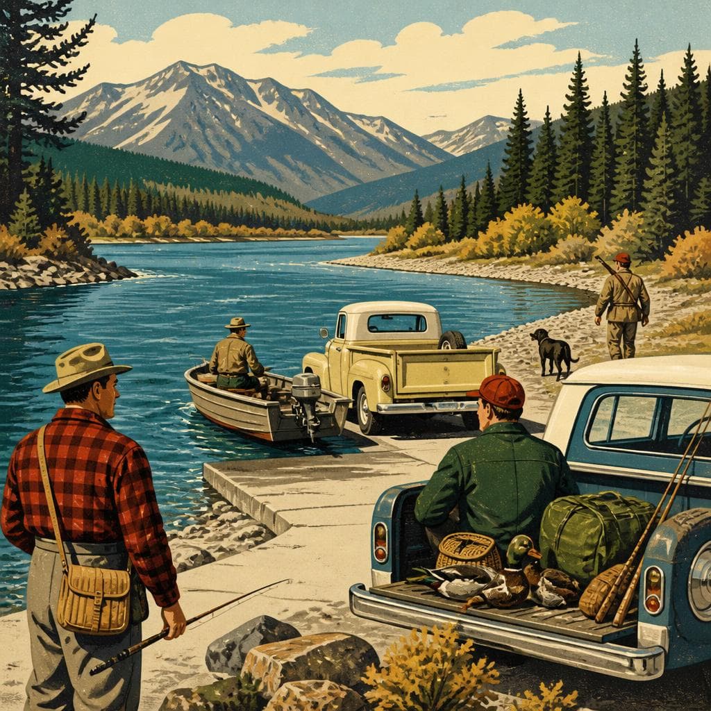 Cover art for Where Blue River Opens the Outdoors