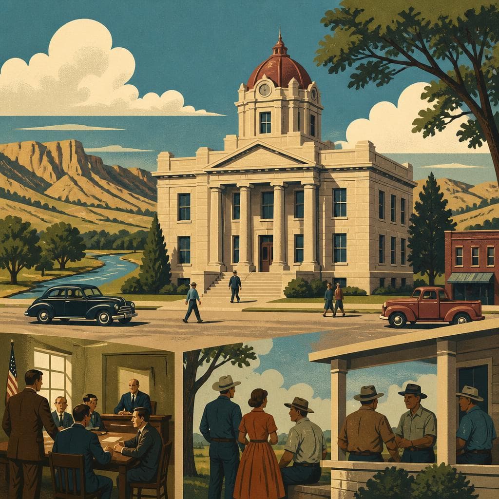 Cover art for Where a Young County Found Its Center