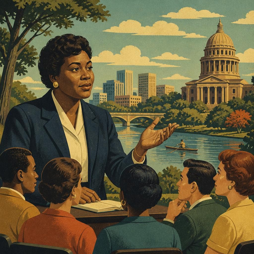 Cover art for Barbara Jordan’s Austin Second Act