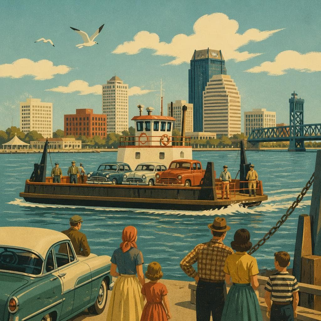 Cover art for A Short Crossing With a Long Hold on Jacksonville