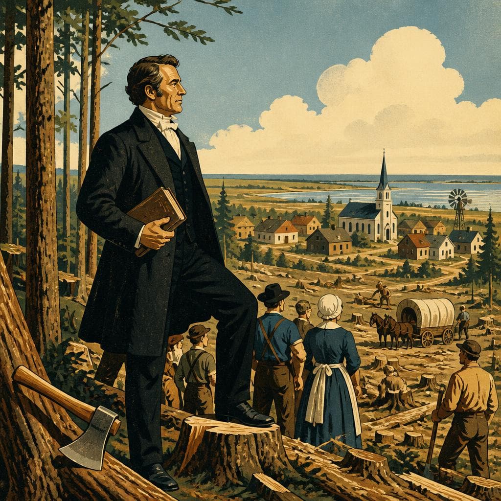 Cover art for The Preacher Who Cut a Town from the Forest