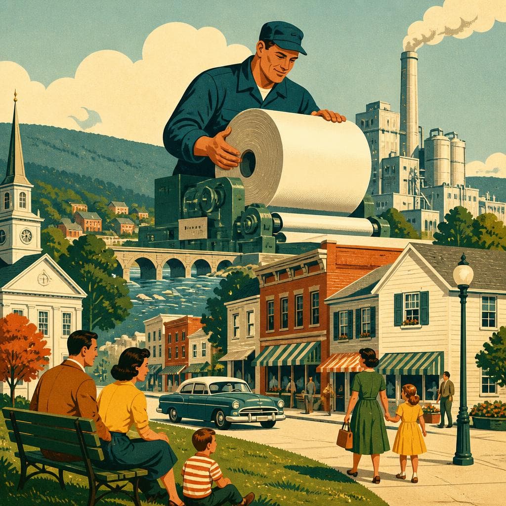 Cover art for When Franklin Joined a Paper Giant