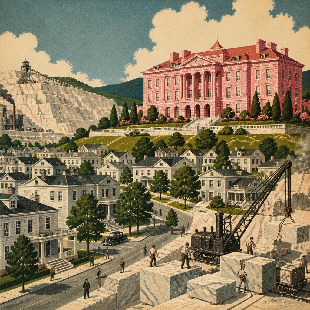 Cover art for The Pink Palace and the Marble Town Around It