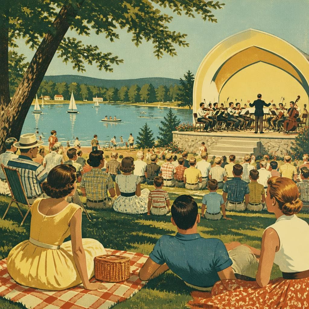 Cover art for When Hall Lake Became Fairmont’s Summer Stage