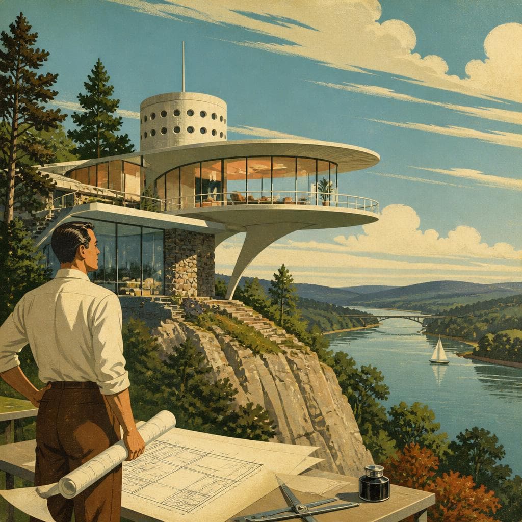 Cover art for The Engineer Who Built Himself a Landmark