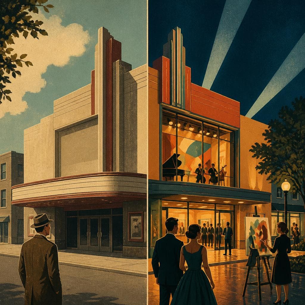 Cover art for When the Screen Went Dark, the Stage Lit Up
