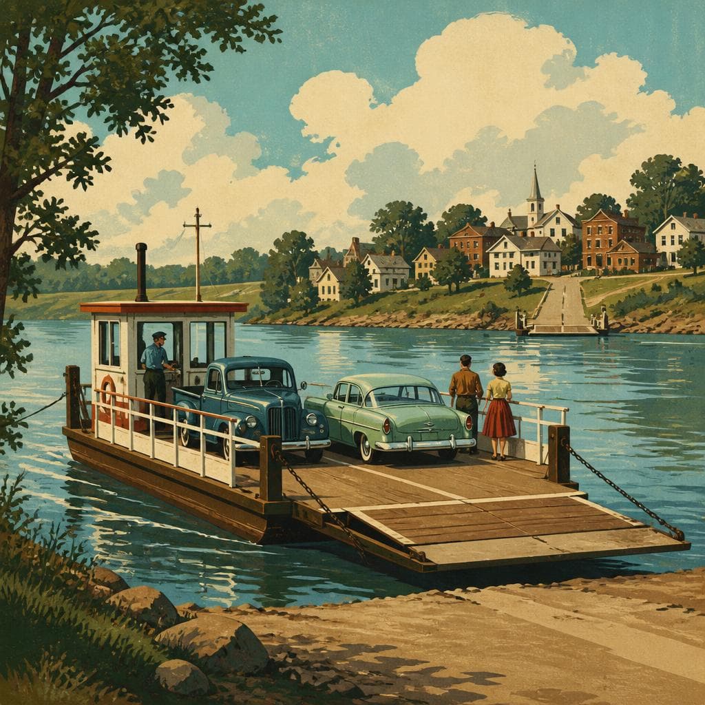Cover art for Where the River Still Requires a Ferry